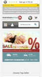 Mobile Screenshot of matratzenshop24.de
